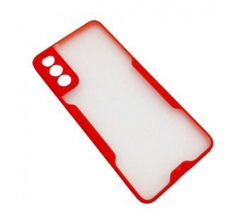 Чехол Samsung S21 Plus (2021) Силикон Bubble Красный#1568250