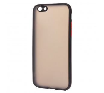 Чехол-накладка - PC041 для Apple iPhone 6/iPhone 6S (black/black)#744214