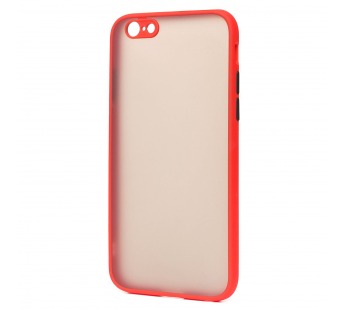 Чехол-накладка - PC041 для Apple iPhone 6/iPhone 6S (red/black)#744222