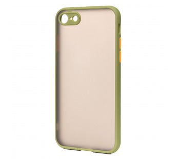 Чехол-накладка - PC041 для Apple iPhone 7/iPhone 8/iPhone SE 2020 (green/black)#744239