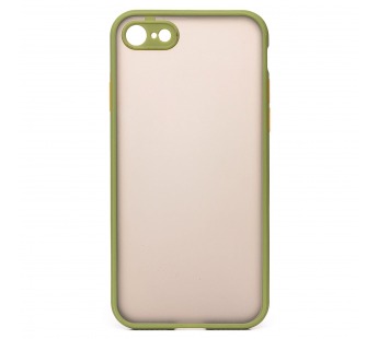 Чехол-накладка - PC041 для Apple iPhone 7/iPhone 8/iPhone SE 2020 (green/black)#744238