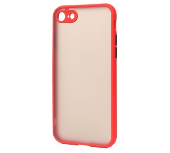 Чехол-накладка - PC041 для Apple iPhone 7/iPhone 8/iPhone SE 2020 (red/black)#744246