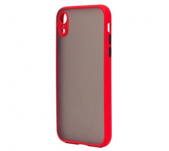 Чехол-накладка - PC041 для Apple iPhone XR (red/black)#2086461