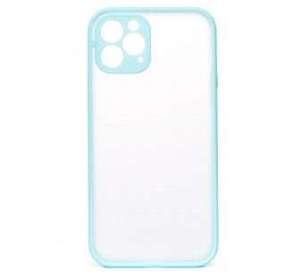 Чехол-накладка - PC041 для Apple iPhone 12 Pro (light blue/white)#744304