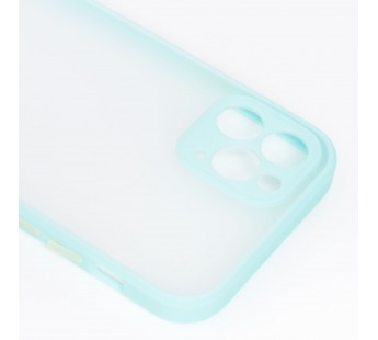 Чехол-накладка - PC041 для Apple iPhone 12 Pro (light blue/white)#1636885