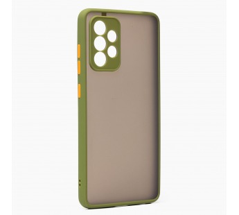 Чехол-накладка - PC041 для Samsung SM-A725 Galaxy A72 (green/black)#2086438