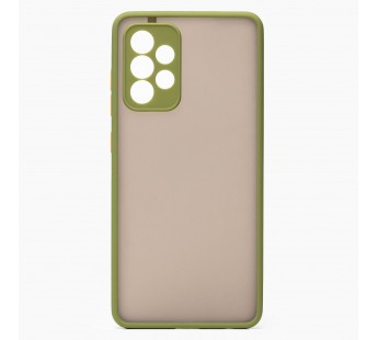 Чехол-накладка - PC041 для Samsung SM-A725 Galaxy A72 (green/black)#2086440