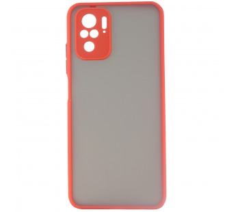 Чехол-накладка - PC041 для Xiaomi Redmi Note 10 (red/black)#744459