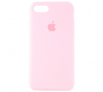 Чехол-накладка Silicone Case с лого для Apple iPhone 7/8/SE 2020 (006) розовый#752501