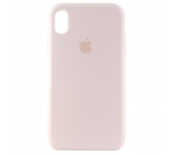 Чехол-накладка Silicone Case с лого для Apple iPhone XR (019) розовый#752513