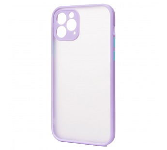 Чехол-накладка - PC041 для Apple iPhone 12 Pro (light violet/white)#744462