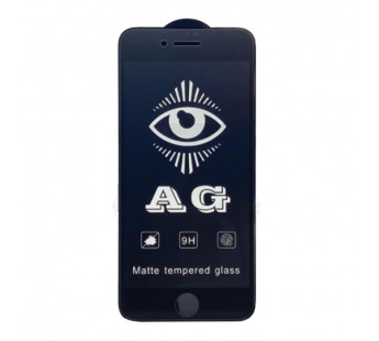 Защитное стекло iPhone 7/8/SE (2020) (Full AG Матовое) тех упаковка Черное#1354926