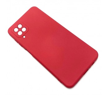 Чехол Samsung A12 (2020) Microfiber Красный#1165215