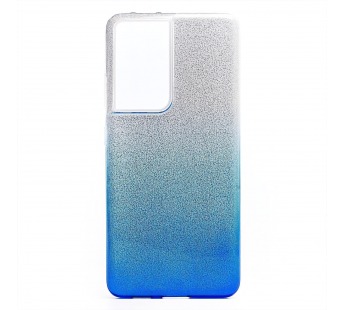 Чехол-накладка - SC097 Gradient для "Samsung SM-G998 Galaxy S21 Ultra" (blue/silver)(131213)#810244