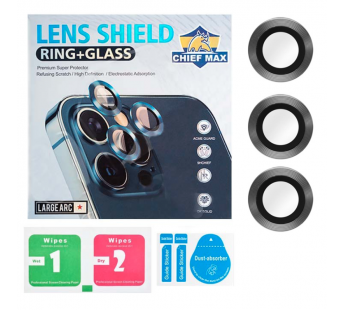 Защитное стекло линзы камеры для iPhone 11 Pro/11 Pro Max (комплект 3 шт.) Серый#1699501