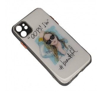 Чехол iPhone 11 Силикон Print (I m Beautiful) #1680104