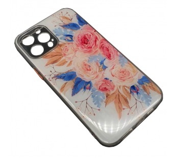 Чехол iPhone 12 Pro Max Силикон Print (Flowers) #1680215