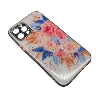 Чехол iPhone 12 Pro Силикон Print (Flowers) #1680249