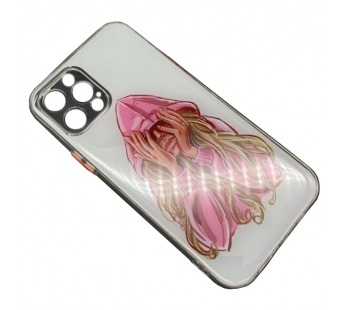 Чехол iPhone 12 Pro Силикон Print (Girl Pink) #1680252