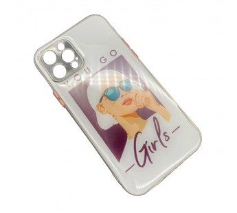 Чехол iPhone 12 Pro Силикон Print (Girls) #1197955