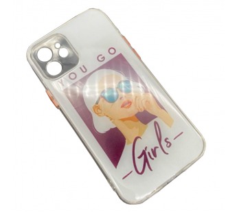 Чехол iPhone 12 Силикон Print (Girls) #1197956