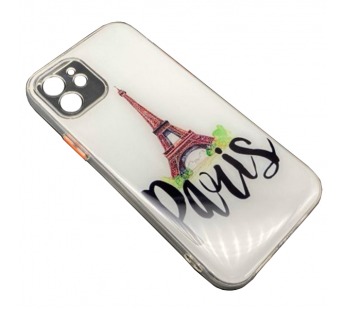 Чехол iPhone 12 Силикон Print (Paris) #1680621