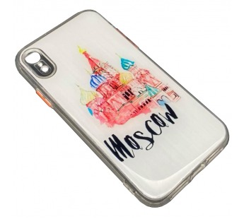 Чехол iPhone XR Силикон Print (Moscov) #1680671