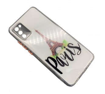 Чехол Samsung A02s (2020) Силикон Print (Paris) #1197908