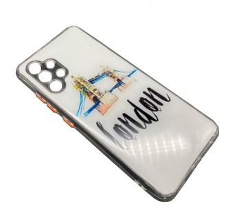 Чехол Samsung A32 (2021) Силикон Print (London) #1680736