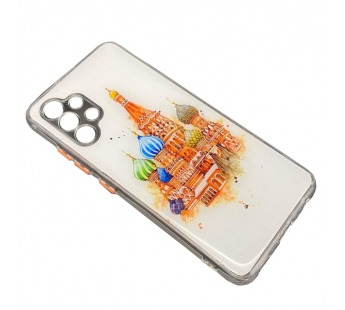 Чехол Samsung A32 (2021) Силикон Print (Moscov) #1680739