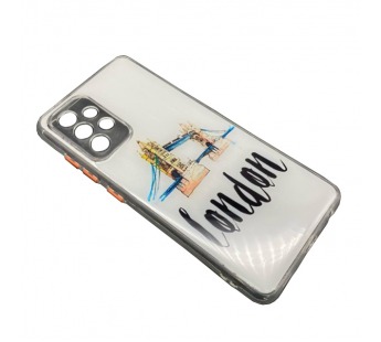Чехол Samsung A52 (2021) Силикон Print (London) #1476482