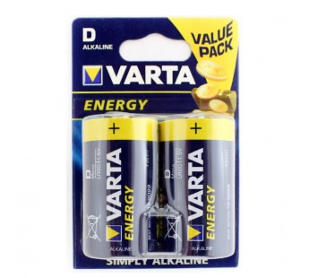 Элемент питания VARTA  LR20 ENERGY (2 бл) (20/100)#866905