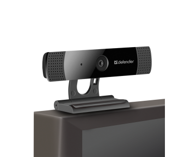 Веб-камера Defender G-lens 2599 FullHD 1080p, 2МП, кабель 2м, черный (1/60)#876492