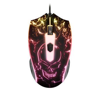 Мышь оптическая Defender Overmatch GM-069 игровая#876476