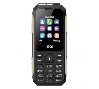 Мобильный телефон INOI 106Z (2SIM, UMTS, BT, FM, micro SD, фонарик) Черный#1621670