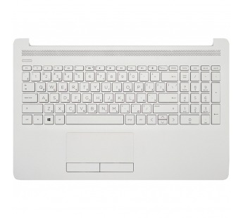 Клавиатура HP 15-db белая топ-панель#1879993