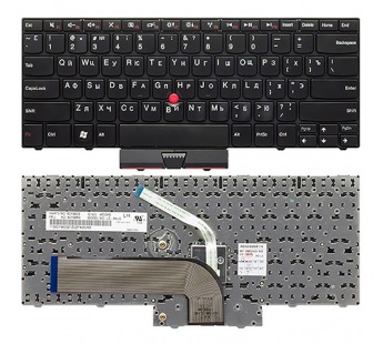 Клавиатура LENOVO ThinkPad Edge 15 (RU) черная#1956223