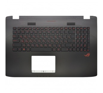 Топ-панель для ноутбука Asus ROG GL752VW черная с подсветкой#1938869