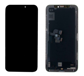 Дисплей для iPhone X в сборе Черный (Hard OLED) - Стандарт#1787990