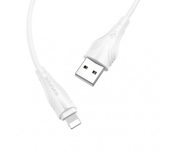 Кабель USB - Apple lightning Borofone BX18 Optimal, 200 см, (white)#1164963