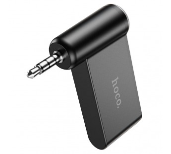 Bluetooth - адаптер Hoco E58 (AUX 3.5-3.5) с микрофоном, черный#1997037