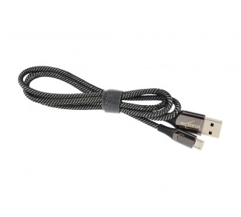 Кабель USB VIXION (K9 Ceramic) microUSB (1м) (черно/белый)#1009284