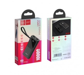 Внешний аккумулятор Hoco J41 10000 mAh (USB*2) (black)#1788328