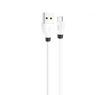 Кабель USB - micro USB Hoco X27 Excellent HTC/Samsung (120см) (white)#1156497