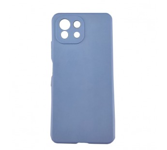 Силиконовый чехол Xiaomi Mi 11 Lite (темно-синий)#1613246