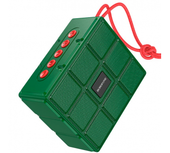                         Колонка Borofone BR16 (Bluetooth/USB/TF/5Вт) темно-зеленый#1849755