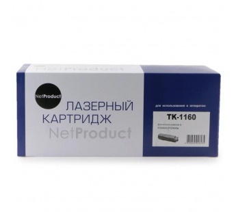 Тонер-картридж NetProduct (N-TK-1160) для Kyocera P2040dn/P2040dw, 7,2K, с чипом, шт#1734549