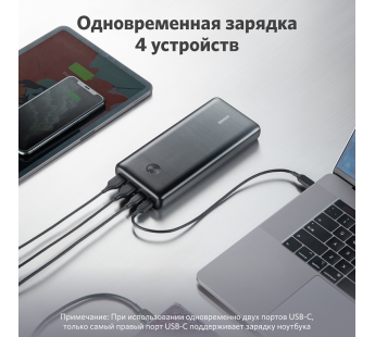 АКБ Anker 25600mAh PowerCore III Elite  87W A1291 BK#2048185