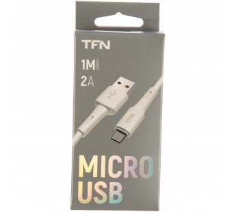TFN кабель microUSB 1.0m white#1771811