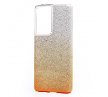 Чехол-накладка - SC097 Gradient для Samsung SM-G998 Galaxy S21 Ultra (gold/silver)#1274965